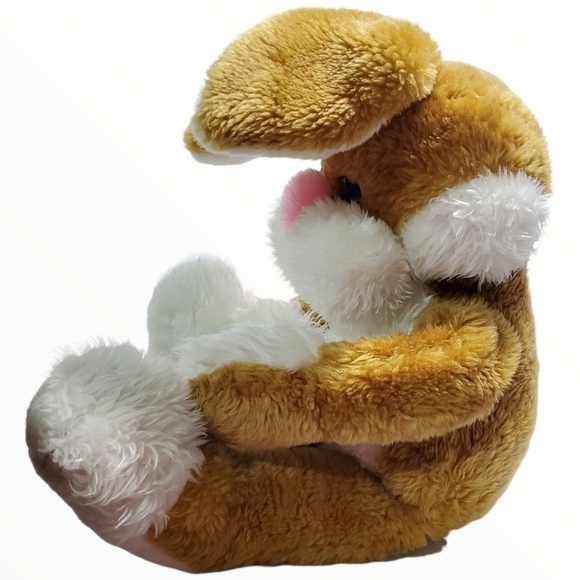 Vtg 1980 MTY International Large plush brown bunny Rare HTF - Picture 7 of 11